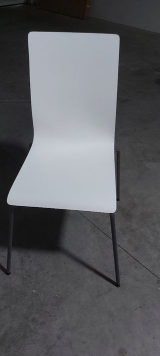 Sillas de cocina blancas