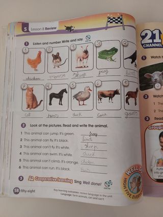 Libro de ingles 1EPO. New high five!