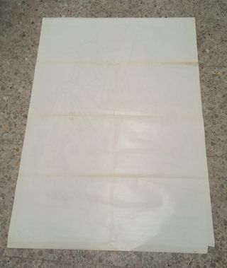 Cartel original de "El último americano