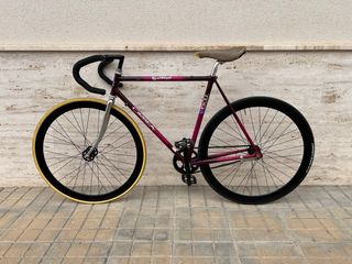 Fixie con clasica orbea 