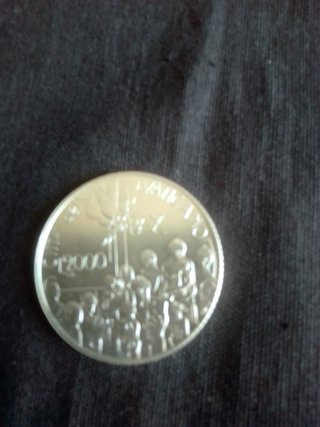 MONEDA DE PLATA L 2000.