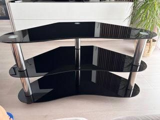 Mesa televisor cristal