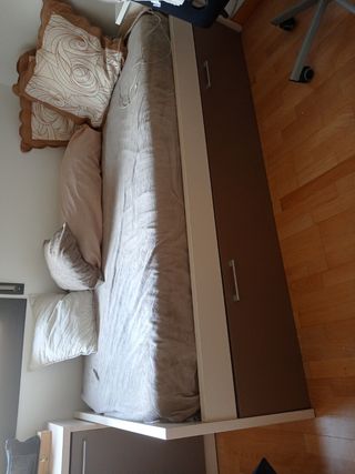 Cama mas dos somiers y un colchón