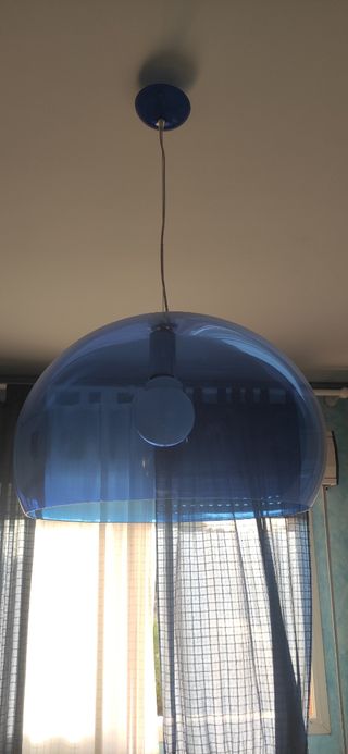 Lampadario cameretta blu