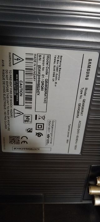 TV SAMSUNG QLED 60R 49" 4K