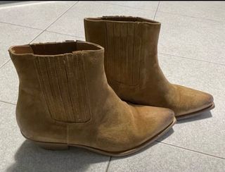 Stivali stivaletti texani camoscio Marco tg 40