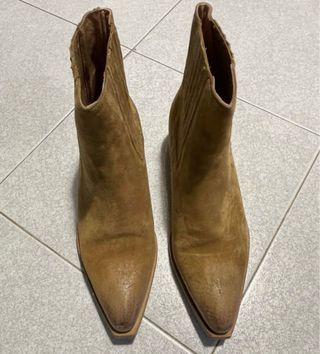 Stivali stivaletti texani camoscio Marco tg 40