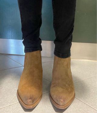 Stivali stivaletti texani camoscio Marco tg 40