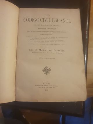 Codigo civil español de 1888
