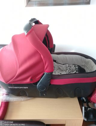 Conjunto de cuco, capazo y silla para be