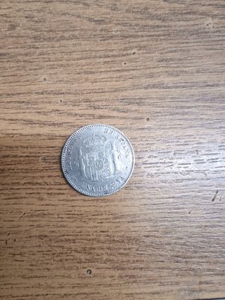 Una peseta de plata