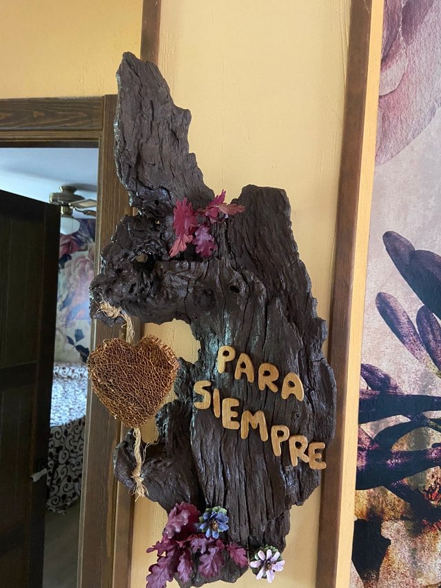 Escultura de madera personalizada