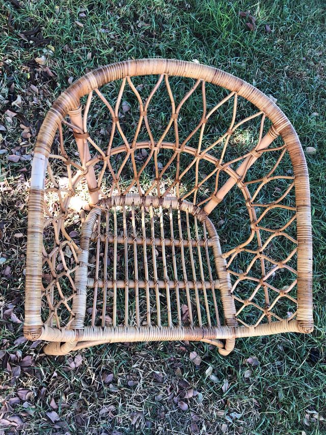 Sillon con cojines ratán natural