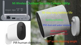 Camara vigilancia/segurança Xiaomi outdoor com rec