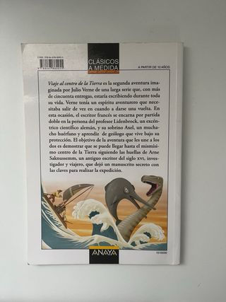 Libro Viaje al centro de la Tierra- Julio Verne
