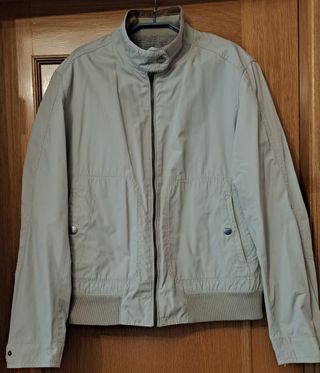Chaqueta camel bomber Massimo Dutti