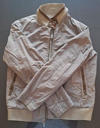 Chaqueta camel bomber Massimo Dutti