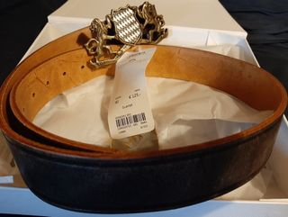 Cinturón cuero original ciervo Lodenfrey (Talla M)