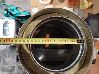 Material instalación de chimenea.