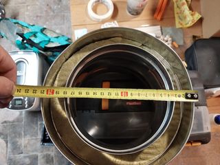 Material instalación de chimenea.