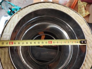 Material instalación de chimenea.