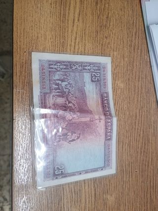 Billete 25 pesetas 1928