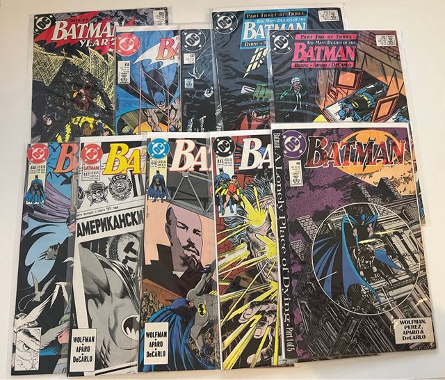 LOTE BATMAN 27 comics 434-513 DC ingles USA
