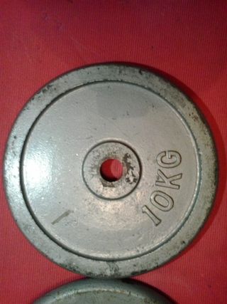 30MM 2 DISCOS DE 10KG DE 30MM
