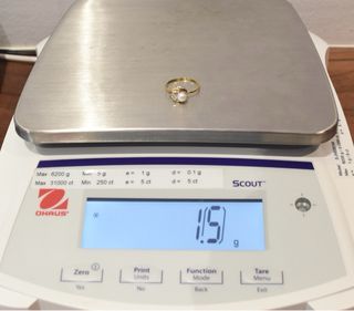 SORTIJA DE ORO 18K/1.5Gr