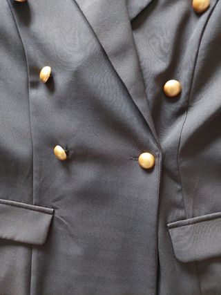 Blazer Nero bottoni dorati