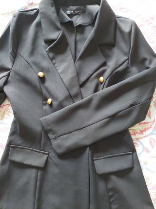 Blazer Nero bottoni dorati