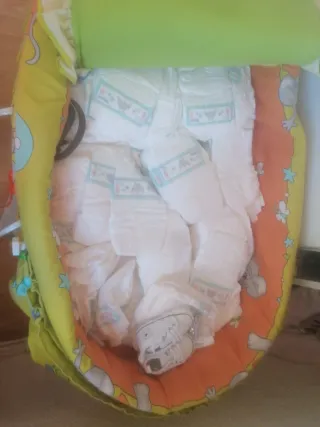 Moises para bebe chupete deportivas y pañales