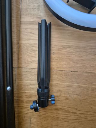 Aro de luz con patas y trípode