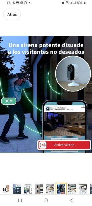 Cámara de video vigilancia Arlo Essential