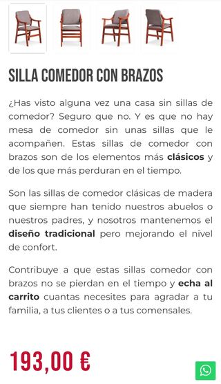 Butacas de madera maciza Haya