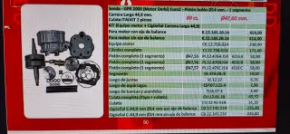 Kit Motor competición €2 derbi senda