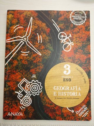 Libros Geografía e Historia 3 Eso Anaya