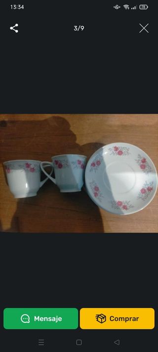 Juego Té loza china.