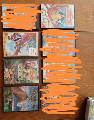 4 películas DVD Disney