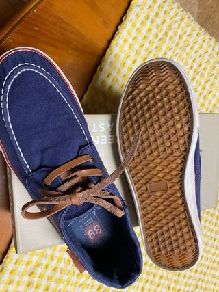 Zapatos nauticos Green coast