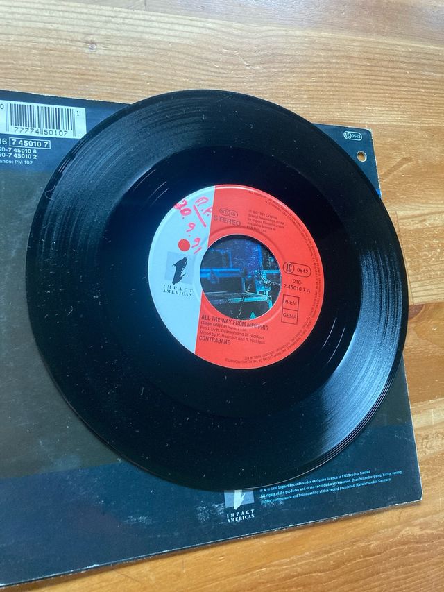 Contraband All the Way From Menphis 7”