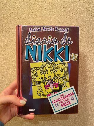 lote tres libros "el diario de nikki"