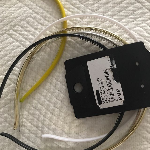 Lote de 5 diademas pelo