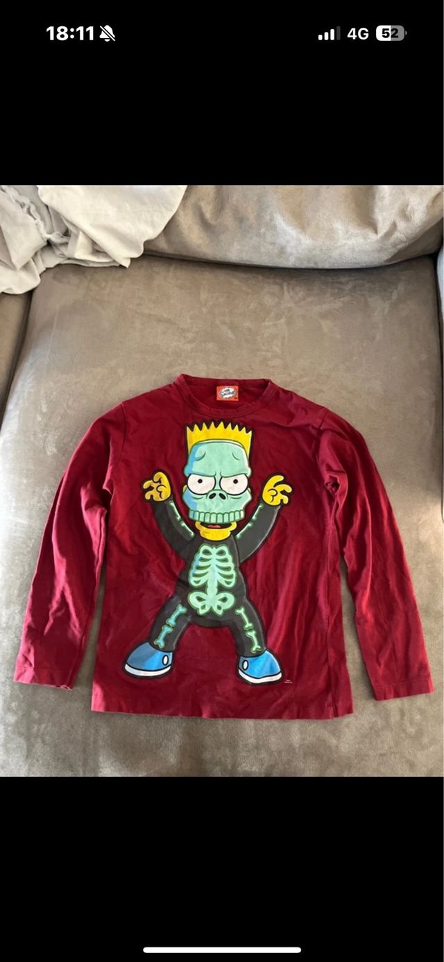 Maglia Simpson 10 anni 140 cm