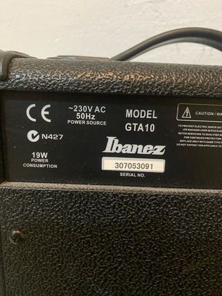 Amplificador Ibanez GTA10