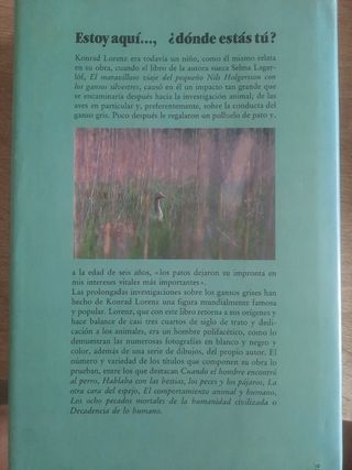 Libro Etoligía del ganso gris