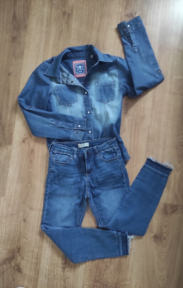 Camisa vaquera y pantalón vaquero T. 9