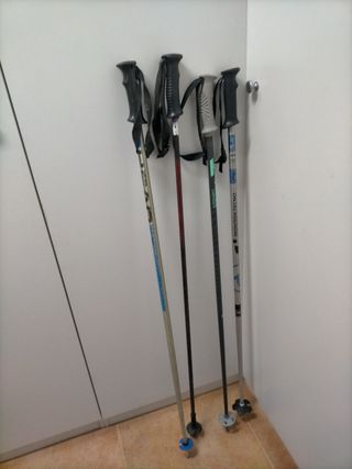 Bastones de esquí, alturas y modelo