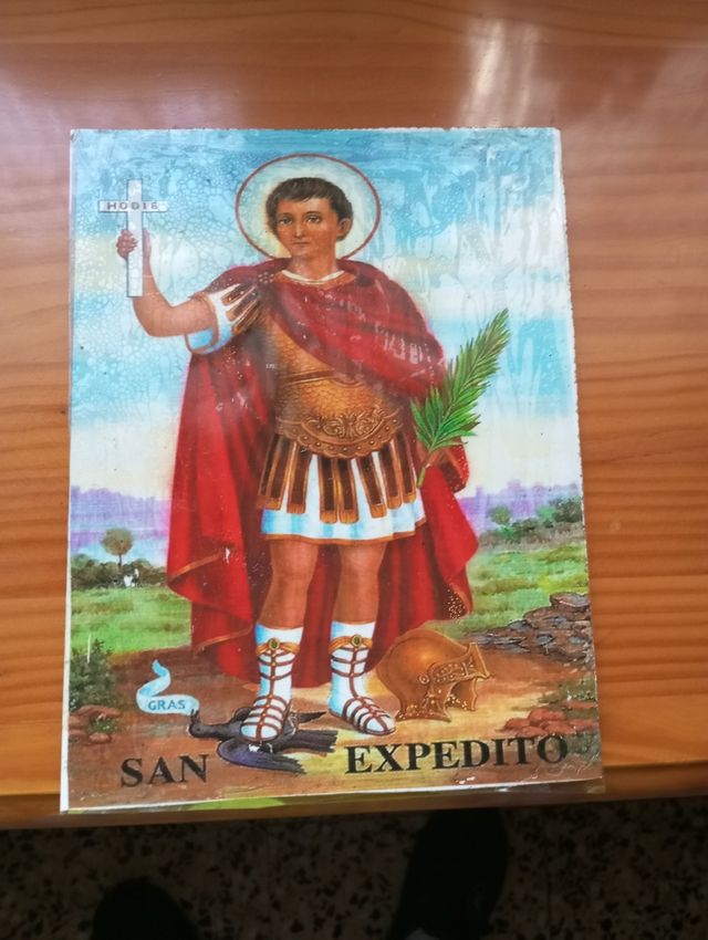 Lamina enmarcada San Expedito