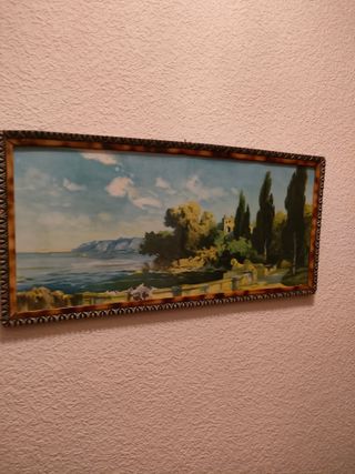 3 JUEGOS DE CUADROS DE COLGAR DECORATIVOS.7cuadros